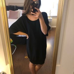 Black sweater tunic